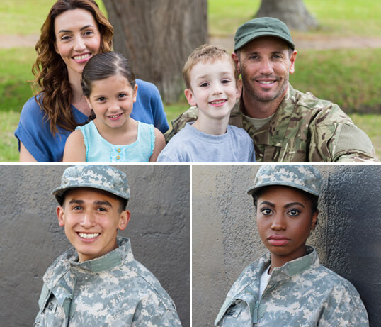 Military family photos